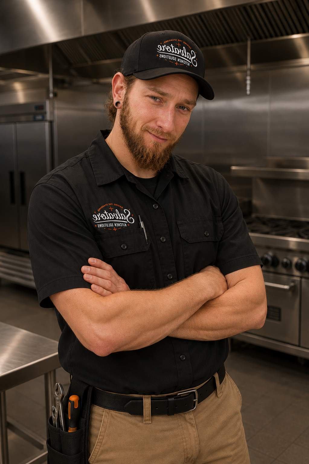Commercial kitchen hood exhaust cleaning